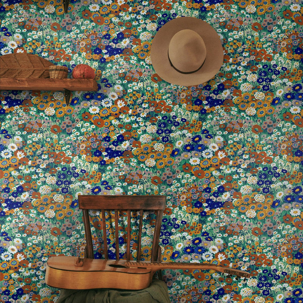 
                  
                    Floral peel and stick wallpaper accent NW46106 from NextWall
                  
                