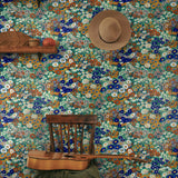Floral peel and stick wallpaper accent NW46106 from NextWall