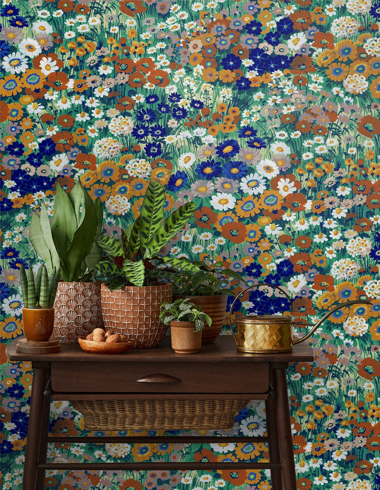 Floral peel and stick wallpaper decor NW46106 from NextWall