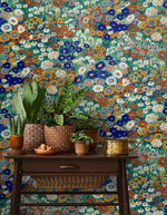 Floral peel and stick wallpaper decor NW46106 from NextWall