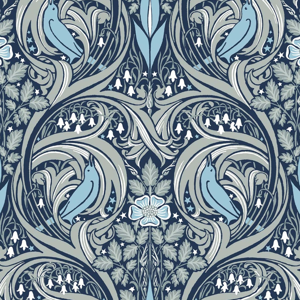 
                  
                    Bird ogee peel and stick wallpaper NW46202 from NextWall
                  
                