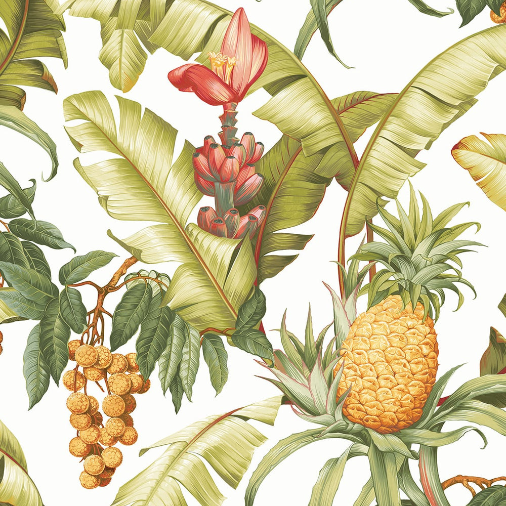 
                  
                    Pineapple peel and stick wallpaper NW46305 tropical from NextWall
                  
                
