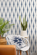 Ikat peel and stick wallpaper decor NW46402 from NextWall