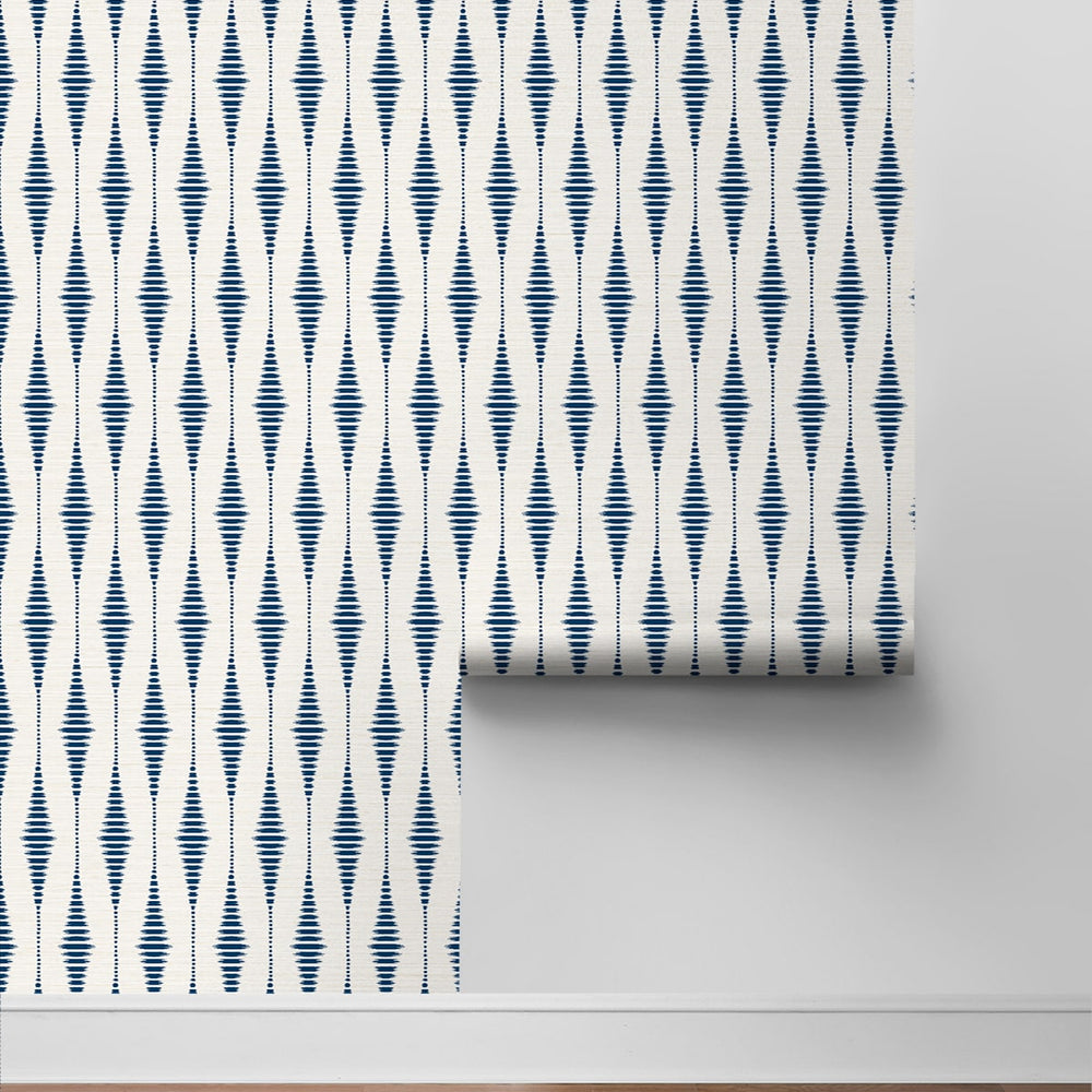
                  
                    Ikat peel and stick wallpaper roll NW46402 from NextWall
                  
                