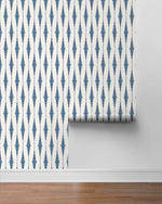 Ikat peel and stick wallpaper roll NW46402 from NextWall