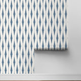 Ikat peel and stick wallpaper roll NW46402 from NextWall