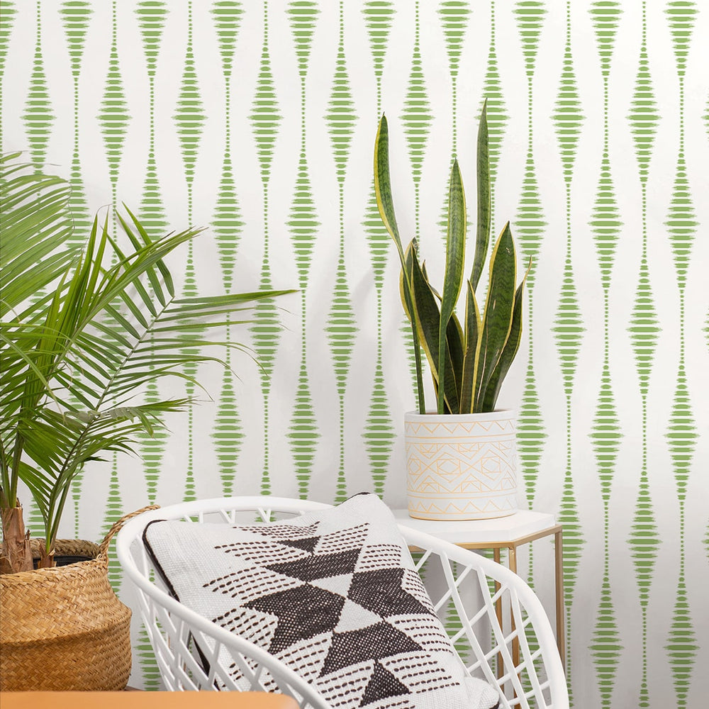 
                  
                    Ikat peel and stick wallpaper decor NW46404 from NextWall
                  
                