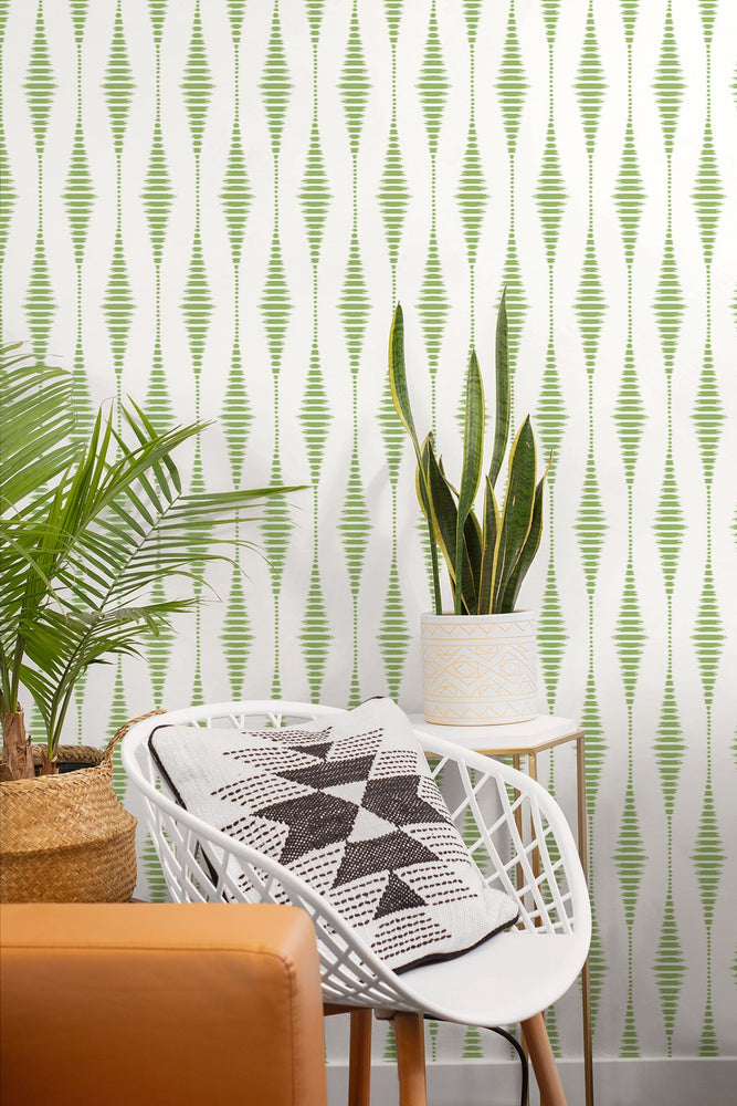 Ikat peel and stick wallpaper decor NW46404 from NextWall