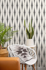 Ikat peel and stick wallpaper decor NW46410 from NextWall