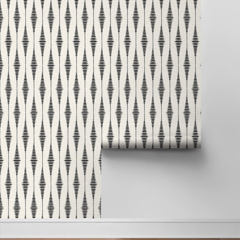 
                  
                    Ikat peel and stick wallpaper roll NW46410 from NextWall
                  
                
