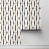 Ikat peel and stick wallpaper roll NW46410 from NextWall