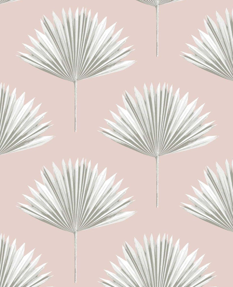 Palm leaf peel and stick wallpaper NW46501 from NextWall