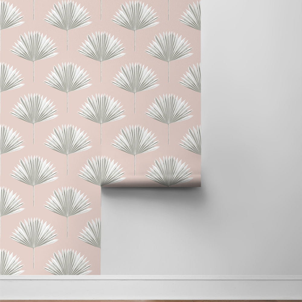 
                  
                    Palm leaf peel and stick wallpaper roll NW46501 from NextWall
                  
                
