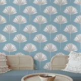 Palm leaf peel and stick wallpaper decor NW46512 from NextWall