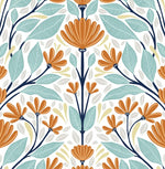 Floral peel and stick wallpaper NW47101 from NextWall