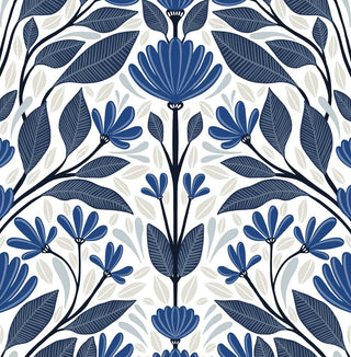 Floral peel and stick wallpaper NW47102 from NextWall