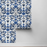 Floral peel and stick wallpaper roll NW47102 from NextWall