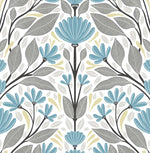 Floral peel and stick wallpaper NW47104 from NextWall