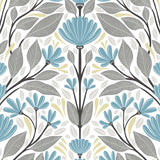 Floral peel and stick wallpaper NW47104 from NextWall