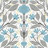 Floral peel and stick wallpaper NW47104 from NextWall