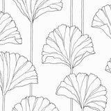 Gingko leaf peel and stick wallpaper NW47200 from NextWall
