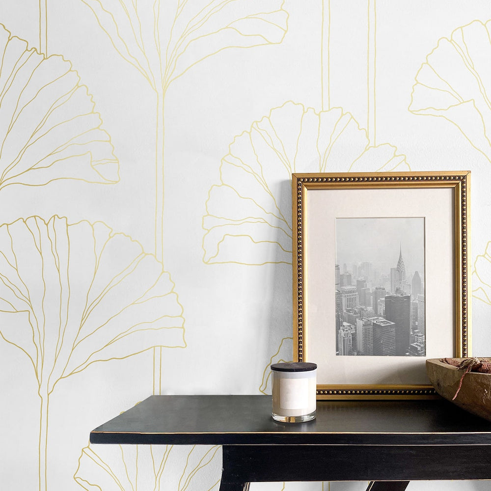 
                  
                    Gingko leaf peel and stick wallpaper decor NW47205 from NextWall
                  
                