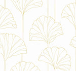 Gingko leaf peel and stick wallpaper NW47205 from NextWall