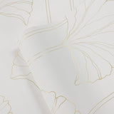 Gingko leaf peel and stick wallpaper roll NW47205 from NextWall