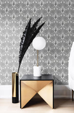 Deco peel and stick wallpaper bedroom NW47300 from NextWall