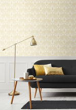 Deco peel and stick wallpaper living room NW47305 from NextWall