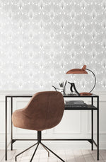 Deco peel and stick wallpaper office NW47308 from NextWall