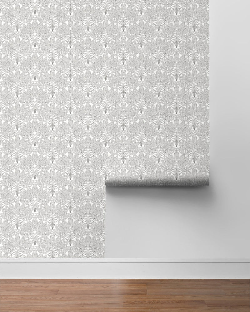Deco peel and stick wallpaper roll NW47308 from NextWall