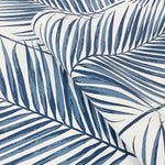 Palm leaf screen printed peel and stick wallpaper roll NW47402 from NextWall