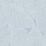 Blue leaf peel and stick wallpaper NW47502 from NextWall