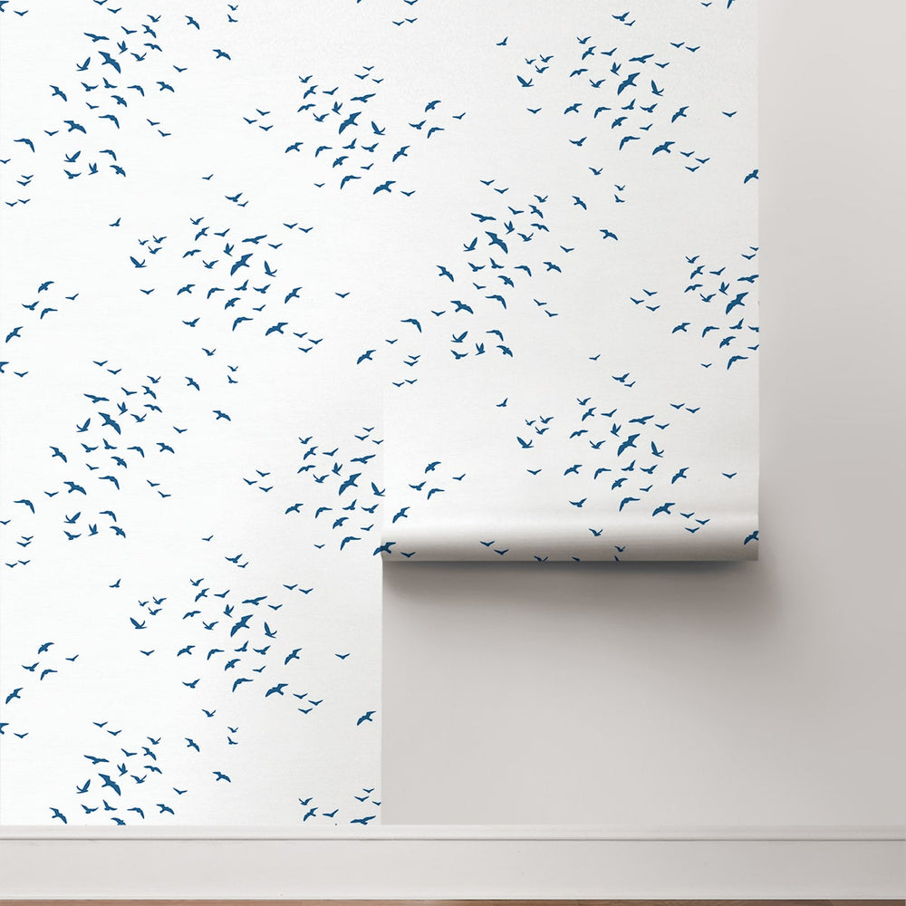 
                  
                    Bird peel and stick wallpaper coastal roll NW47602 from NextWall
                  
                