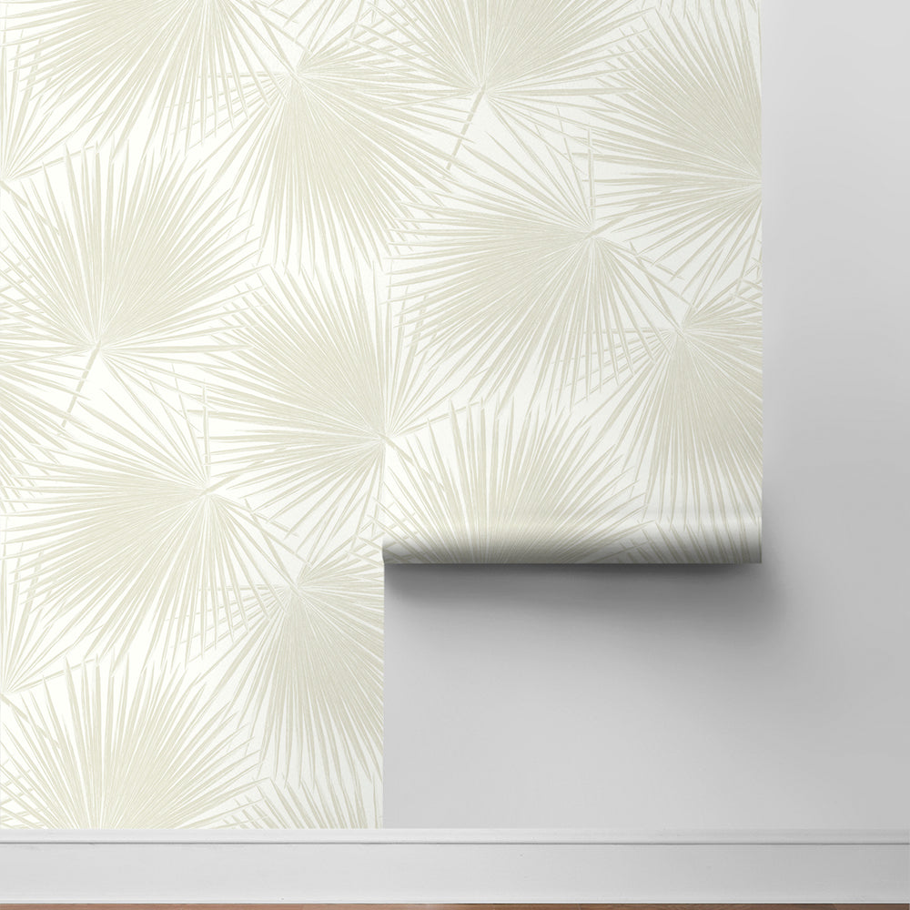 
                  
                    Palm leaf peel and stick wallpaper tropical accent NW47710 from NextWall
                  
                
