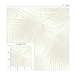 Palm leaf peel and stick wallpaper tropical scale NW47710 from NextWall