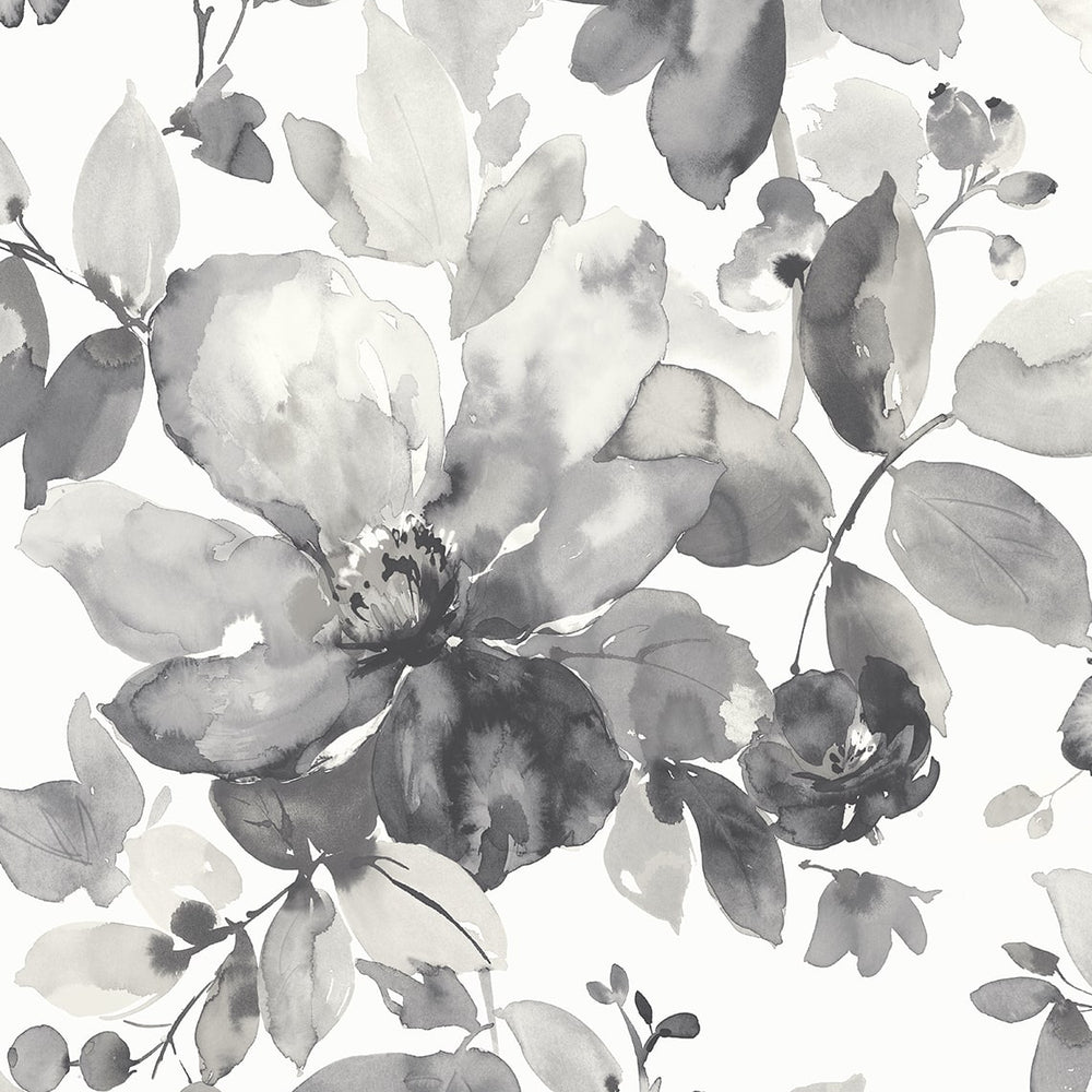 
                  
                    Watercolor floral peel and stick wallpaper NW47800 from NextWall
                  
                