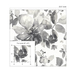 Watercolor floral peel and stick wallpaper scale NW47800 from NextWall