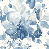 Watercolor floral peel and stick wallpaper NW47802 from NextWall