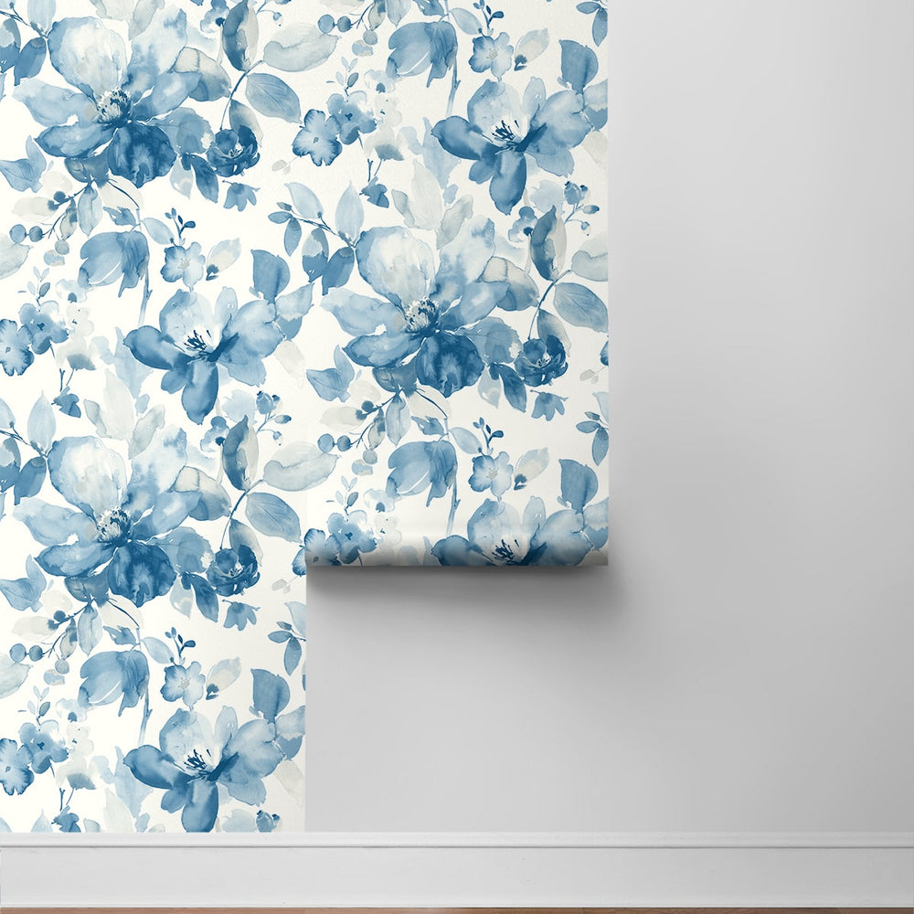 
                  
                    Watercolor floral peel and stick wallpaper roll NW47802 from NextWall
                  
                