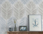 Palm leaf peel and stick wallpaper decor NW47900 from NextWall