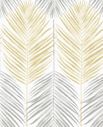 Palm leaf peel and stick wallpaper NW47903 from NextWall