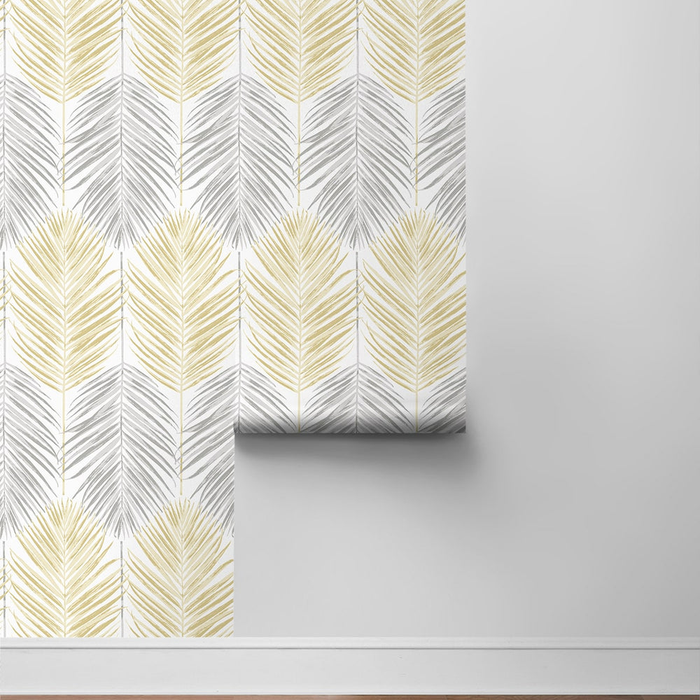 
                  
                    Palm leaf peel and stick wallpaper roll NW47903 from NextWall
                  
                