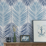 Palm leaf peel and stick wallpaper decor NW47912 from NextWall