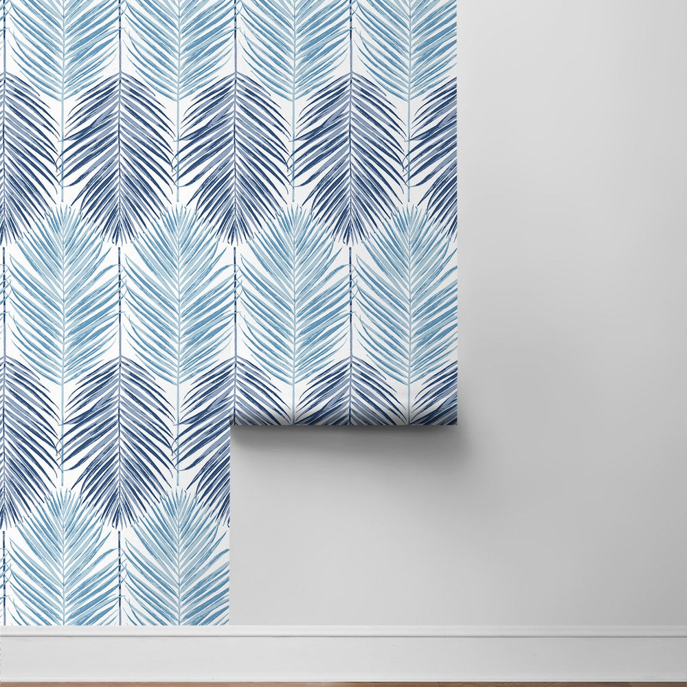 
                  
                    Palm leaf peel and stick wallpaper roll NW47912 from NextWall
                  
                