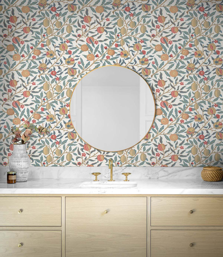 Pomegranate Vintage Premium Peel and Stick Removable Wallpaper