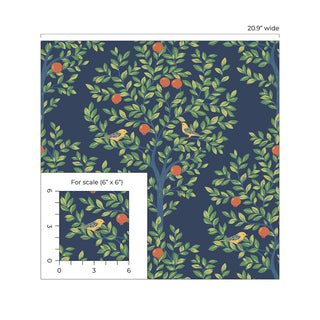 Vintage peel and stick wallpaper scale NW48102 from NextWall