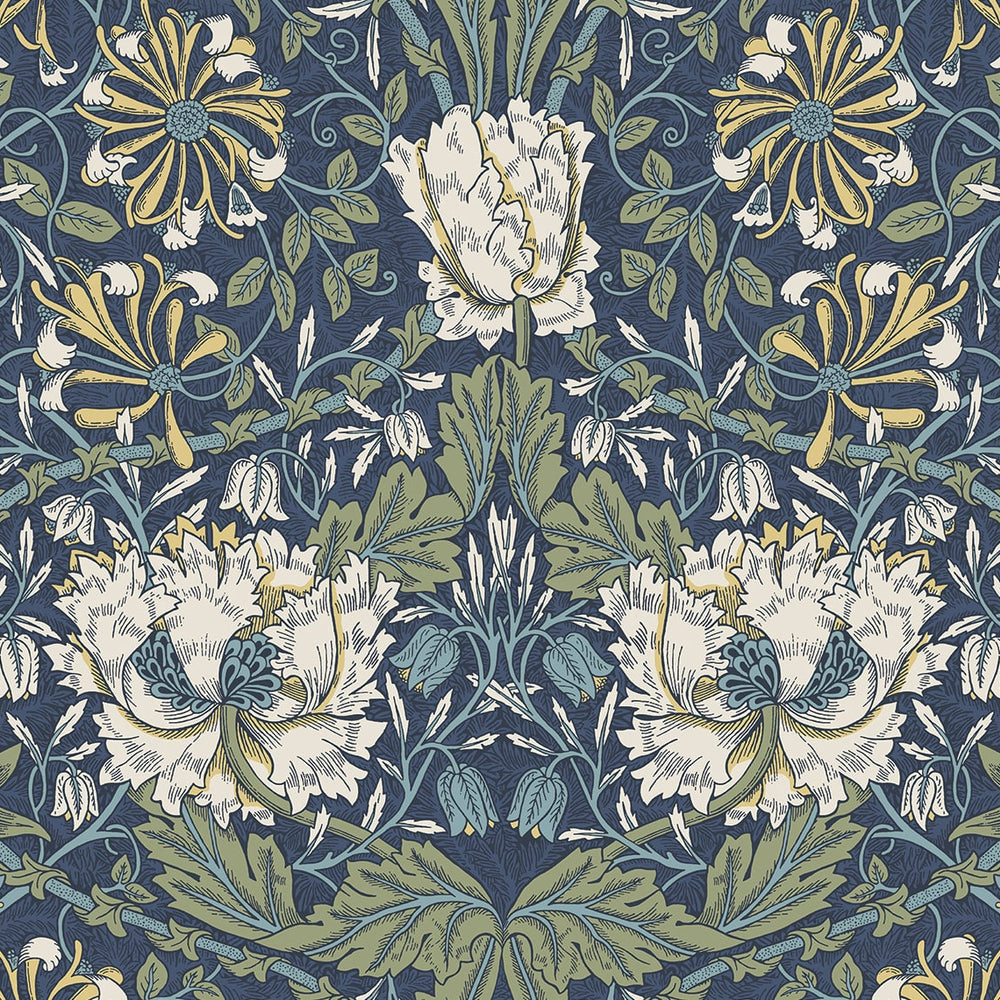 
                  
                    Vintage floral peel and stick wallpaper NW48202 from NextWall
                  
                
