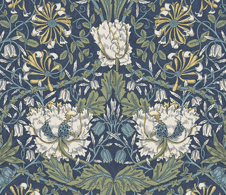 Vintage floral peel and stick wallpaper NW48202 from NextWall
